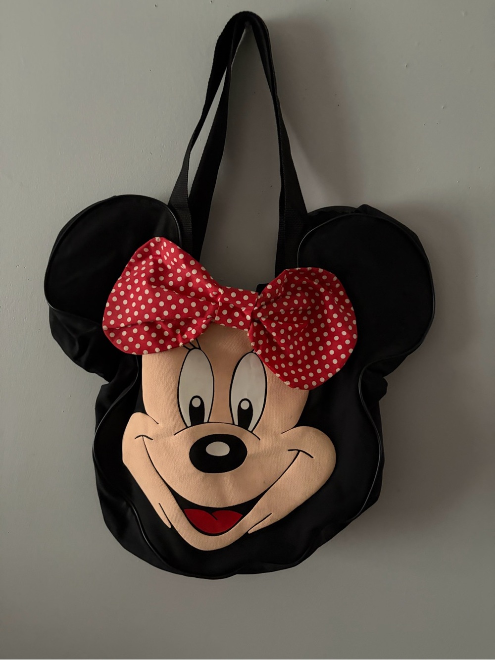 Original 90s Vintage Minnie Mouse Shoulder Bag Big Face Walt Disney NEW